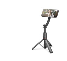 Telefon Tripodu Ve Selfie Çubuğu Seti Manyetik Bluetooth Kumandalı 105 Cm - Siyah ND1048