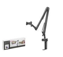  Mafsalli Kollu Masa Kenari Telefon Ve Tablet Standi - Si̇yah ND1051