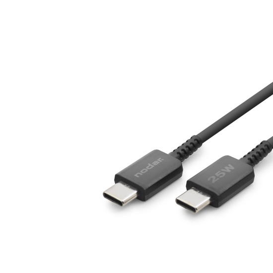 toptan-xml-dropshipping-Type-C Şarj Ve Data Kablosu 25W 1 M - Siyah ND1101