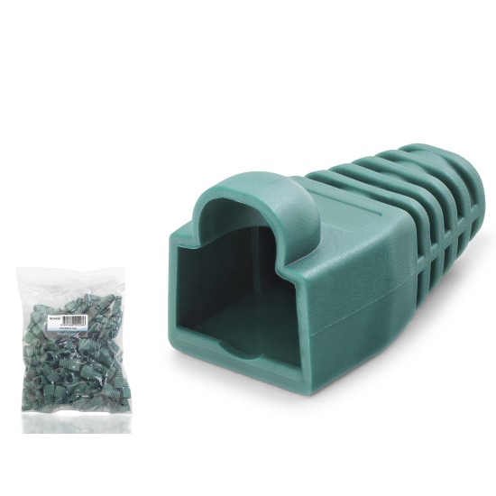 toptan-xml-dropshipping-Rj45 Konnektör Papuç 100’Lü Paket - Yeşil ND2428