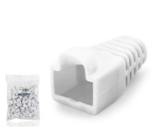 Rj45 Konnektör Papuç - 100 Adet Beyaz / Ekonomik Poşet Paket ND2433