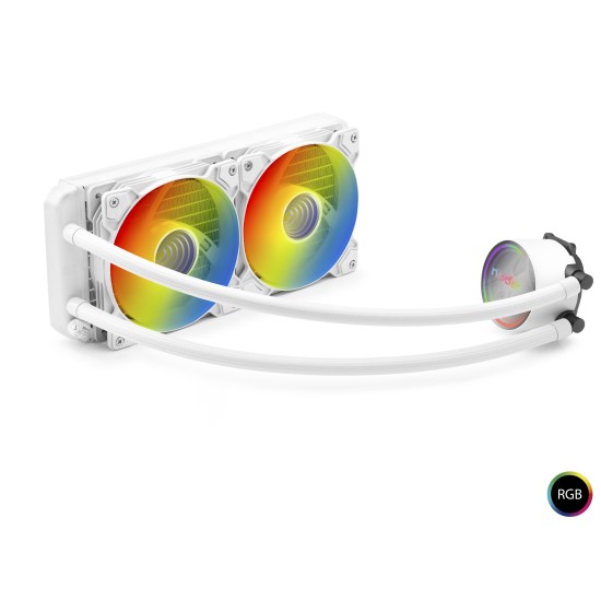 toptan-xml-dropshipping-Argb Sıvı Soğutmalı İşlemci Fanı 240 Mm - Beyaz ND2504