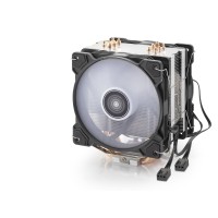 Cpu İşlemci Kule Tipi Soğutucu Çift Fanlı 6 Bakır Borulu - Siyah ND2601