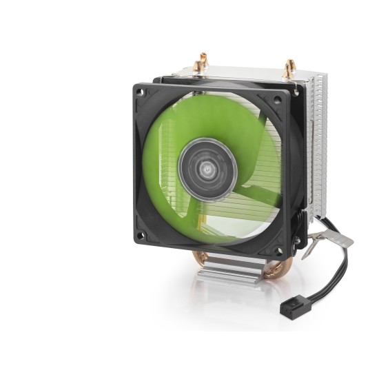 toptan-xml-dropshipping-Cpu İşlemci Soğutucu 2 Bakır Borulu - Siyah ND2607