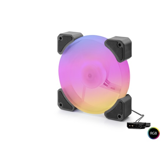 toptan-xml-dropshipping-Kasa Fanı Rgb 12 Cm - Siyah ND2660