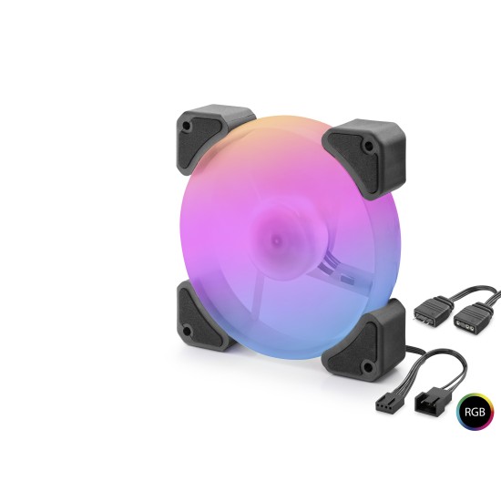 toptan-xml-dropshipping-Kasa Fanı Argb 12 Cm - Siyah ND2661