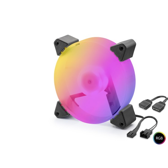 toptan-xml-dropshipping-Kasa Fanı 5. Nesil Rgb 12 Cm - Siyah ND2665