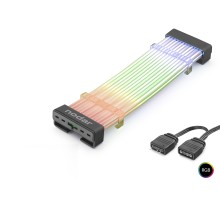 Silikon Işıklı Bükülebilir Argb Light Board 24 Pin - Siyah ND2801