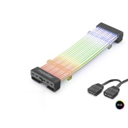 Silikon Işıklı Bükülebilir Argb Light Board 24 Pin - Siyah ND2801