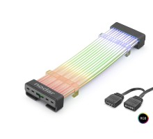24 Pin Argb Anakart Güç Uzatma Kablosu Bükülebilir 2 Mm 54 60 Led Siyah ND2801B