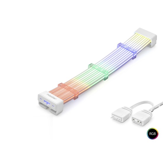 toptan-xml-dropshipping-Silikon Işıklı Bükülebilir Argb Light Board 28 Pin - Beyaz ND2802