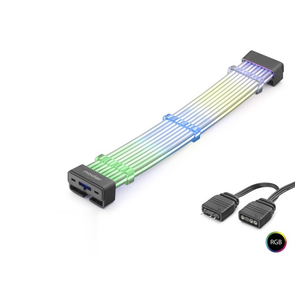 toptan-xml-dropshipping-Silikon Işıklı Bükülebilir Argb Light Board 28 Pin - Siyah ND2803