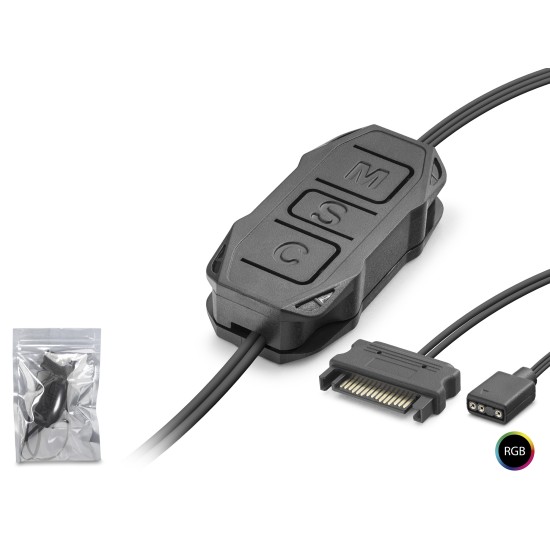 toptan-xml-dropshipping-Mini Argb Fan Kontrolcüsü - Siyah ND2805