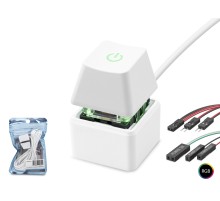 Masaüstü Bilgisayar Rgb Power Tuşu On/Off Switch Beyaz ND2810