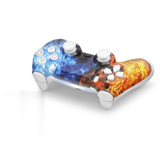 toptan-xml-dropshipping-Gamepad Ps4 Uyumlu - Kırmızı Mavi ND400AM