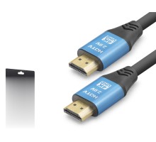Hdmi 2.0 Kablo 4K Uhd 19+1 Od 8.0 Mm 3 M - Siyah Mavi ND4051