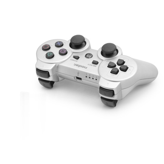 toptan-xml-dropshipping-Gamepad Ps3 Uyumlu - Gümüş ND600G