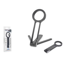 Manyetik Katlanir Masaüstü Telefon Standi Metal - Siyah ND8030