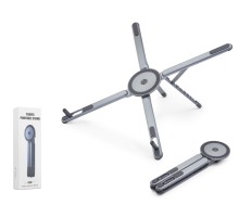 Katlanir Manyeti̇k 360 Derece Döner Masaüstü Tablet Ve Laptop Standi Metal - Gümüş ND8032