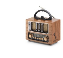 Bluetooth Nostaljik Hoparlör Fm 16.7 X 9.5 X 13.8 Cm NS6638BT