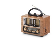 Bluetooth Nostaljik Hoparlör Fm 16.7 X 9.5 X 13.8 Cm NS6638BT