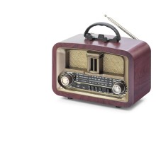 Bluetooth Nostaljik Hoparlör Fm 24.8 X 11.7 X 18.5 Cm NS6650BT