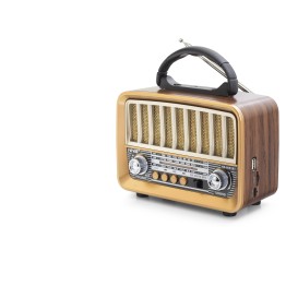 Bluetooth Nostaljik Hoparlör Fm 18 X 8.4 X 13.8 Cm NS6651BT