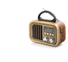 Bluetooth Nostaljik Hoparlör Fm 18.4 X 8.9 X 13.4 Cm NS7771BT
