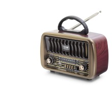 Bluetooth Nostaljik Hoparlör Fm 21.3 X 8.9 X 14.6 Cm NS8067BT