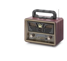 Bluetooth Nostaljik Hoparlör Fm 23.5 X 12 X 19 Cm NS8071BT