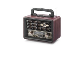 Bluetooth Nostaljik Hoparlör Fm 23.5 X 12 X 19 Cm NS8072BT