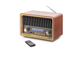 Bluetooth Nostaljik Hoparlör Fm Kumandalı 30 X 16 X 18.8 Cm NS8075BT