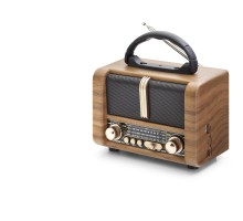 Bluetooth Nostaljik Hoparlör Fm 16.6 X 9.4 X 12.5 Cm NS8107BT