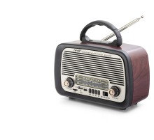 Bluetooth Nostaljik Hoparlör Fm 20 X 10.2 X 14.5 Cm NS8128BT