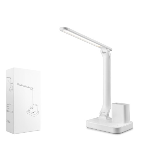 toptan-xml-dropshipping-Usb Şarjlı Masa Lambası - Beyaz Q21-1