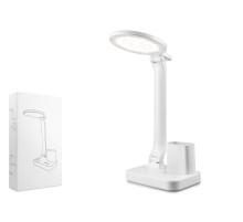 Usb Şarjlı Masa Lambası - Beyaz Q22-1