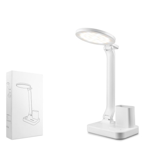 toptan-xml-dropshipping-Usb Şarjlı Masa Lambası - Beyaz Q22-1