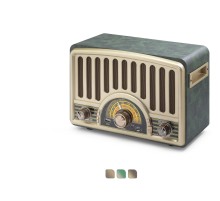 Bluetooth Nostaljik Hoparlör Fm 30 X 15 X 20 Cm R1928BT