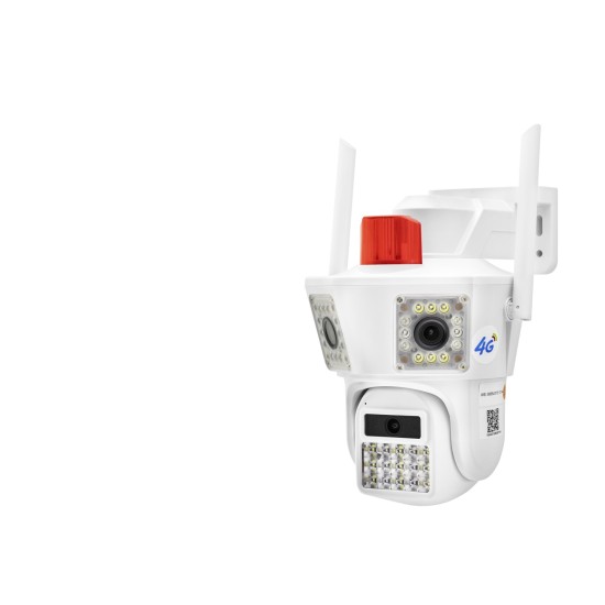 toptan-xml-dropshipping-4G Speed Dome Ip Kamera 2 × 3 Mp Lens Beyaz RX-45AI