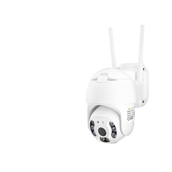 toptan-xml-dropshipping-Wi-Fi Speed Dome Ip Kamera 2 Mp Pan Tilt 8 Led Icsee Beyaz RX-88AI