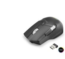 W13 Kablosuz Gaming Mouse Dual Mod 10000 Dpi 10 Tuş 1000 Hz Rgb - Siyah