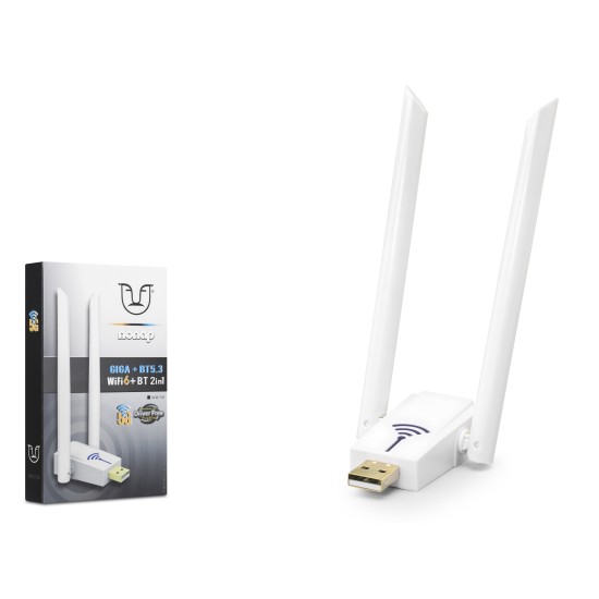 Usb Wifi Adaptör Wifi 6 Bluetooth 5.3 W212
