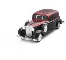 Bluetooth Hoparlör Fm Antika Araba Tasarımlı - Bordo Siyah WS1934
