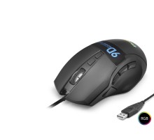 X10 Gaming Mouse 12800 Dpi 9 Tuş Makro 1000 Hz Rgb - Siyah