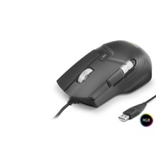 X13 Gaming Mouse 12400 Dpi 10 Tuş Makro 1000 Hz Rgb - Siyah
