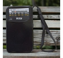 Bariton Cep Tipi Mini Analog Radyo Siyah