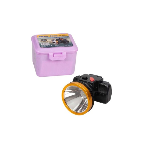 toptan-xml-dropshipping-Silver Toss ST-628L 10 Watt Tek LED'li Şarjlı Kafa Lambası