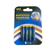 WILKINSON AAA LR03 AM-4 4'lü 1.5 V Süper Alkalin İnce Pil