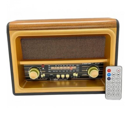 toptan-xml-dropshipping-Everton RT-827BT USB/SD/FM/Bluetooth Destekli Kumandalı Nostaljik Radyo