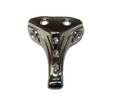 Moda Taşlı Ahşap, Mdf, Sunta Sandık Ayağı, Kutu Ayak 3,5 cm - Nikel